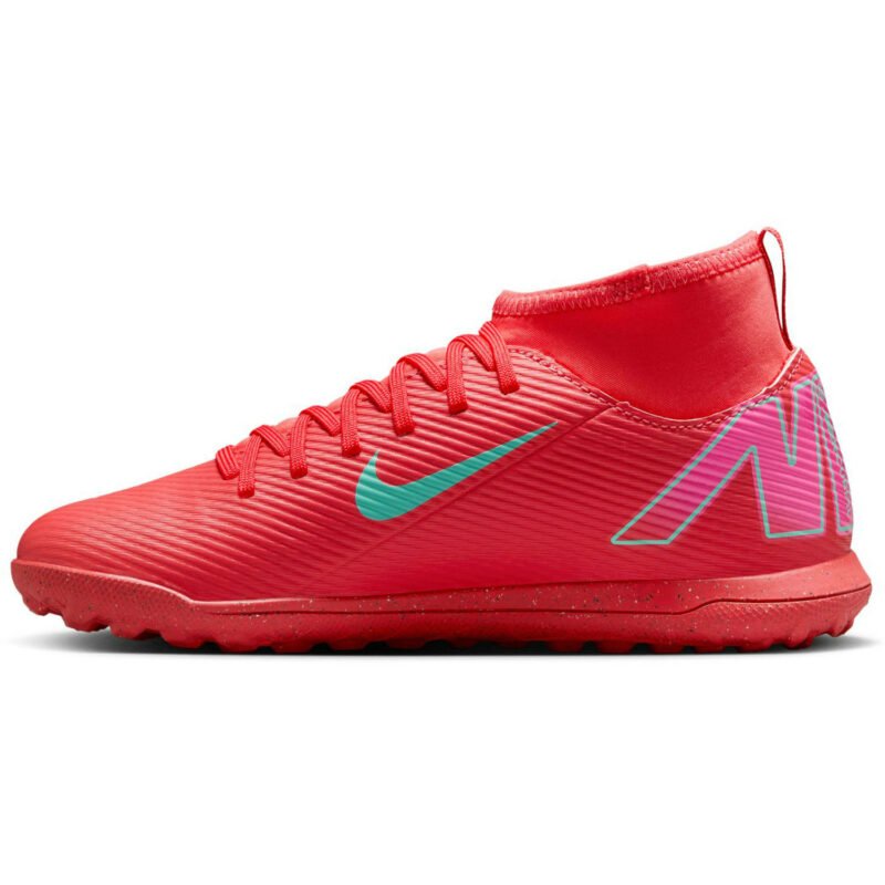 NIKE JUNIOR SUPERFLY 10 CLUB TF EMBER GLOW AURORA GREEN - Saitta Sport