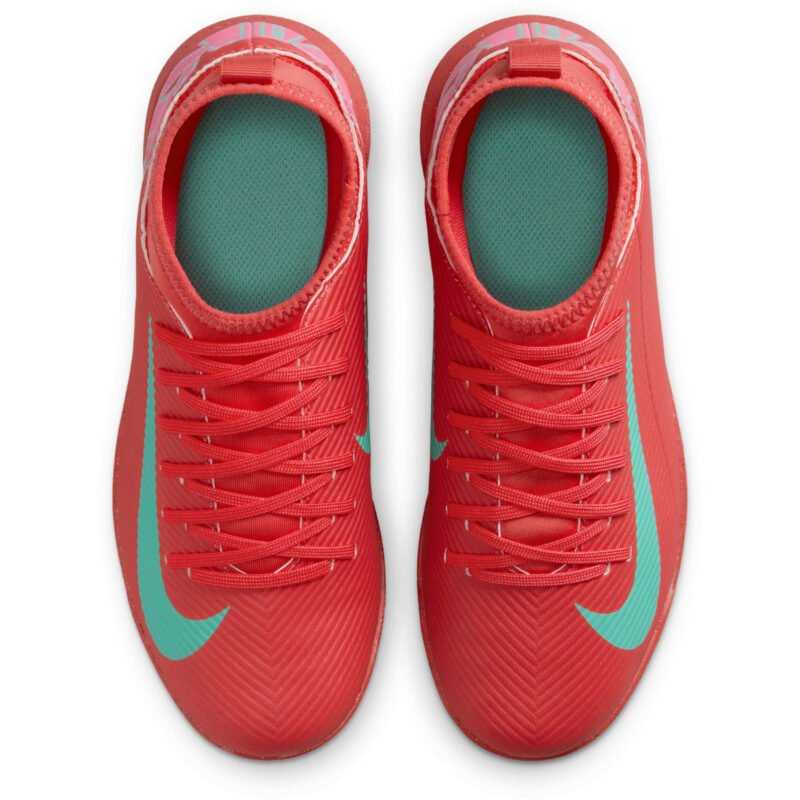 NIKE JUNIOR SUPERFLY 10 CLUB TF EMBER GLOW AURORA GREEN - Saitta Sport