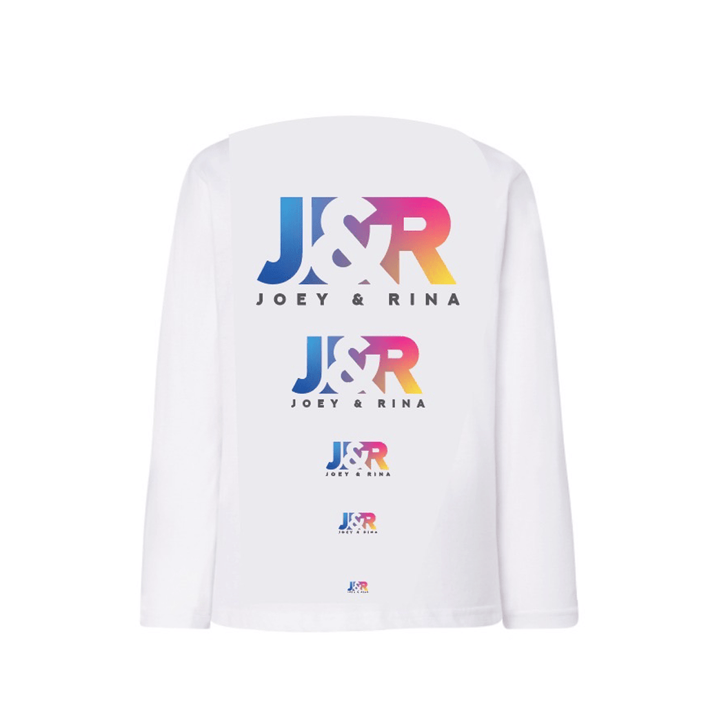 Maglia bianca maniche lunghe - Joey&Rina - SAITTA Shop