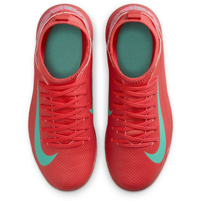 NIKE JUNIOR SUPERFLY 10 CLUB TF EMBER GLOW AURORA GREEN - Saitta Sport